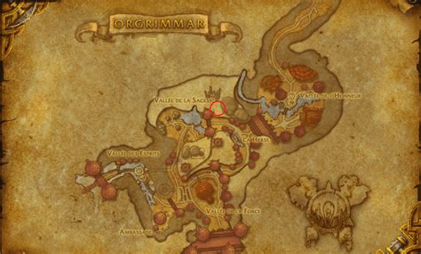wow vendeur de sac orgrimmar